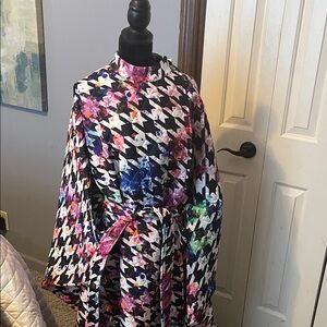 Sassy Jones Vibrant Multicolor Cape